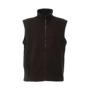 Image of Regatta Mens Haber II Interactive Fleece Full Zip Bodywarmer Black XL- Chest 44', (112cm)