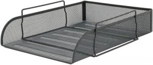 Image of OSCO Wiremesh Portrait Letter Tray Graphite