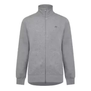 Image of Gant Reg Shield Full Zip Sweat Evening B - Grey