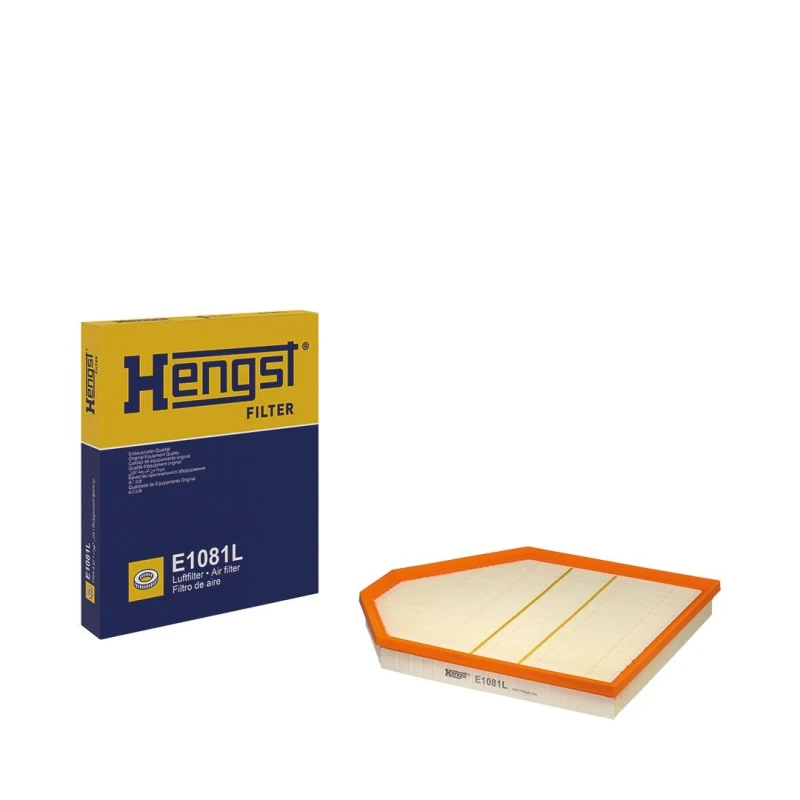 Image of HENGST FILTER E1081L Air filter Filter Insert Air Filter (8)
