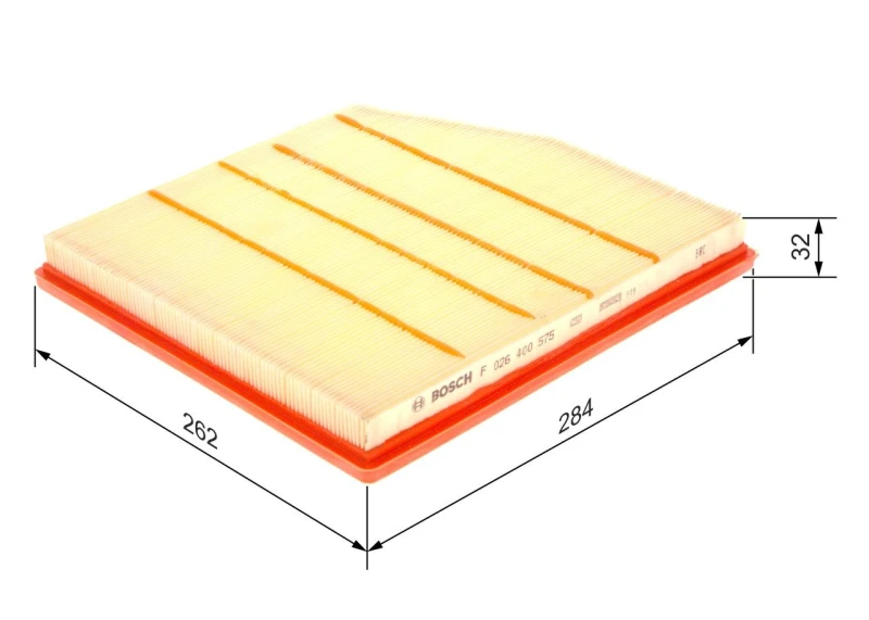 Image of Air filter Bosch F 026 400 575