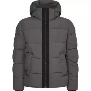Image of Calvin Klein Crinkle Nylon Puffer Jacket - Grey