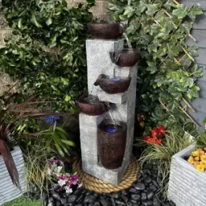 Tranquility Water Features - Compact Burgos Mains Powered Water Feature