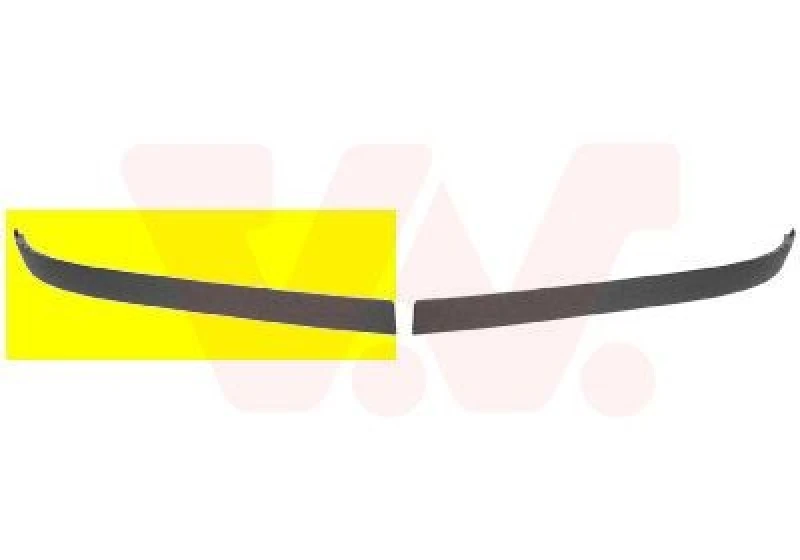 Image of VAN WEZEL Front splitter VAN WEZEL 3777504