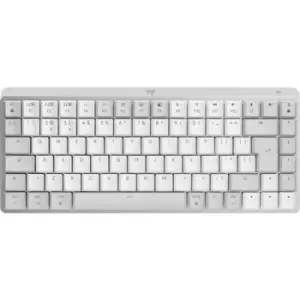 image of Logitech MX Mini Mechanical for Mac keyboard Bluetooth QWERTY US English Grey White