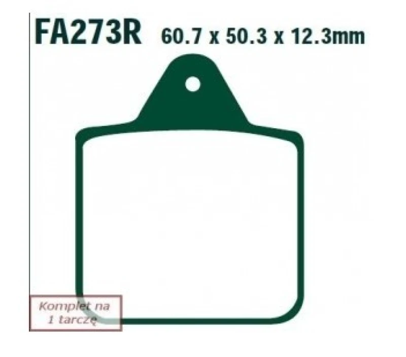 Image of EBC Brakes FA273R Brake pad set Brake Pad Set,disc brake (402)