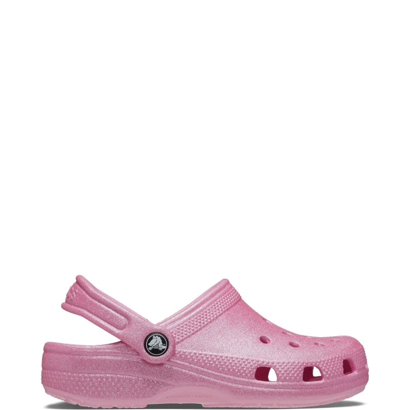 Image of Crocs Unisex Classic Glitter Clogs - Little Kid
