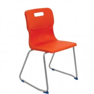 image of TC Office Titan Skid Base Chair Size 6, Orange