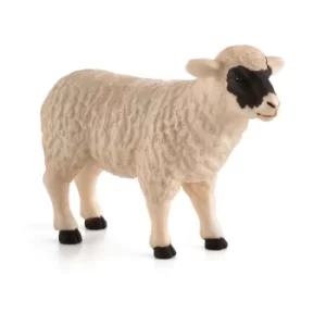 image of ANIMAL PLANET Farm Life Black Faced Sheep (Ewe) Toy Figure, Three Years and Above, White (387058)