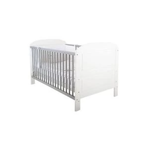 image of East Coast Nursery Angelina Cotbed White Grey