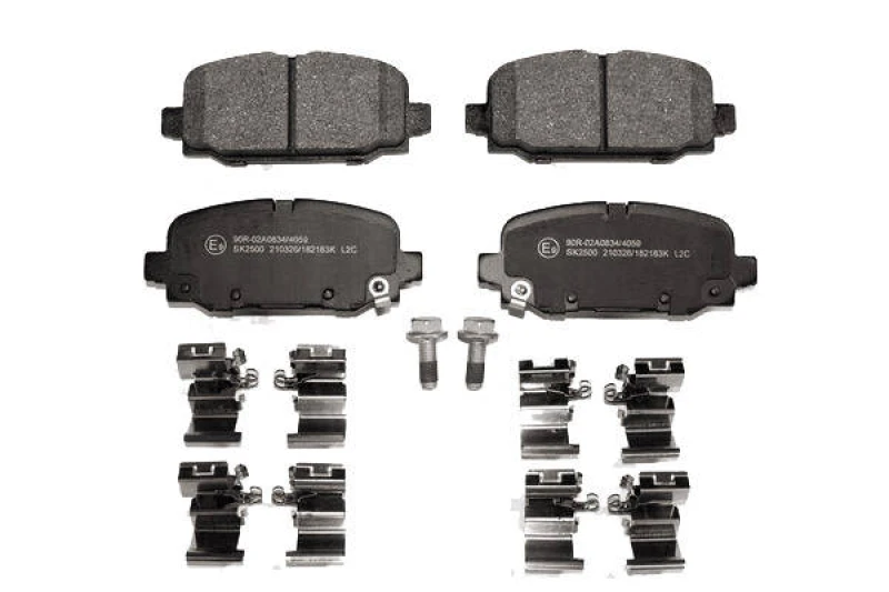 Image of LPR 05P2183K Brake pad set with accessories Brake Pad Set,disc brake (402)