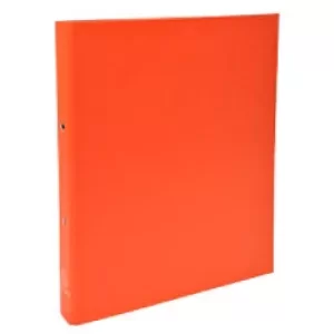 image of Exacompta Ring Binder Polypropylene A4 2 ring Orange Pack of 20