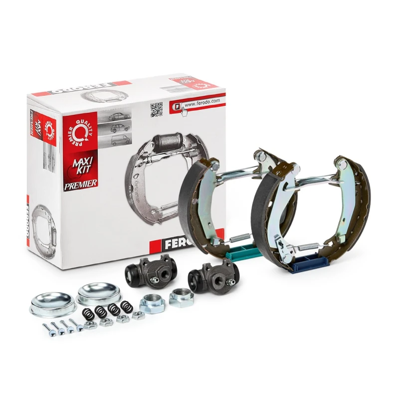 Image of FERODO FMK167 Brake Set, drum brakes with wheel brake cylinder Brake Set,drum brakes (3859)