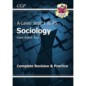 Image of New A-Level Sociology: AQA Year 1 & AS Complete Revision & Practice by CGP Books (Paperback, 2016)