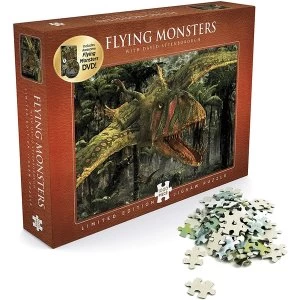 Image of Flying Monsters with David Attenborough Jigsaw (1,000 Pieces)