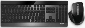 Image of Rapoo 9900M Advanced Multi-mode Wireless Ultra-slim Alloy Combo Set -
