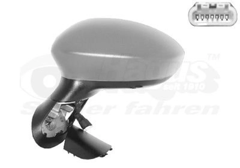 Image of VAN WEZEL Wing mirror VAN WEZEL 1624815