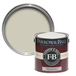 Image of Farrow & Ball Modern Shaded White No. 201 Eggshell Paint, 2.5L
