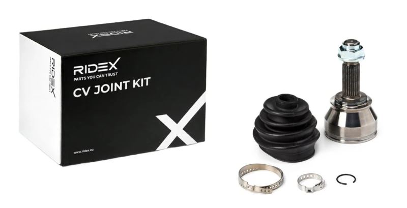 Image of RIDEX 5J0117 CV Joint Front Axle, Manual Transmission Joint Kit,drive shaft (5)