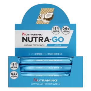 Image of Protein Wafer (12 Bars) - Coconut Flavour Bodybuilding Warehouse Nutramino