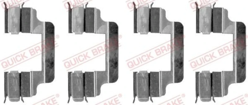 Image of QUICK BRAKE Brake pad fitting kit QUICK BRAKE 109-1230