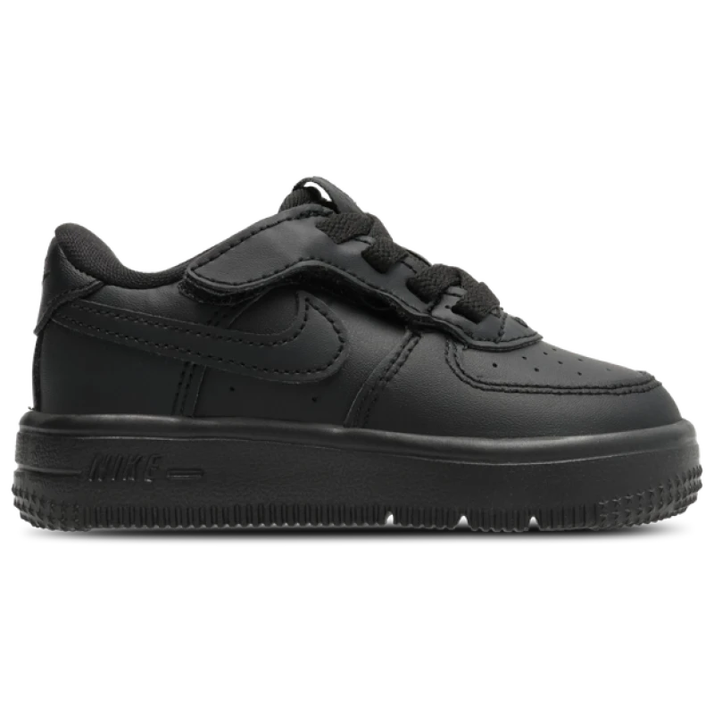 Image of Nike Air Force|1 Low|Air Force 1|Ez Baby Shoes - Black - Size 3.5 - Leather