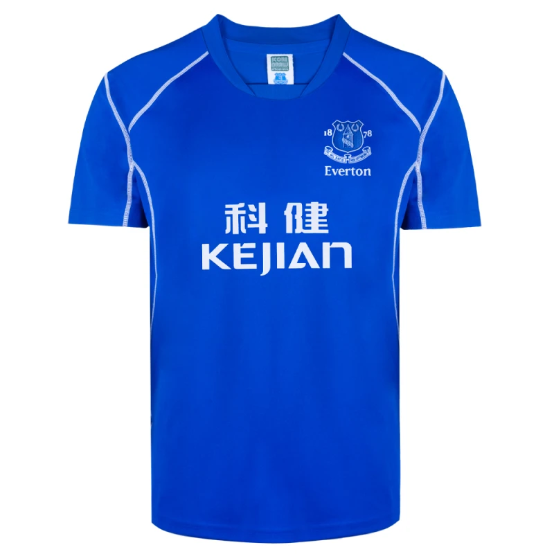 Image of Score Draw Everton 2002 Retro Football Shirt EVER02HPYSS-S S Mens Sportswear