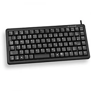 image of CHERRY Compact Lightweight Wired Keyboard G84-4100 QWERTY Black