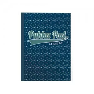 Image of Pukka GLEE Refill Pad 400Pg 80gsm Sidebound A4 Dark Blue Ref 8891GLE