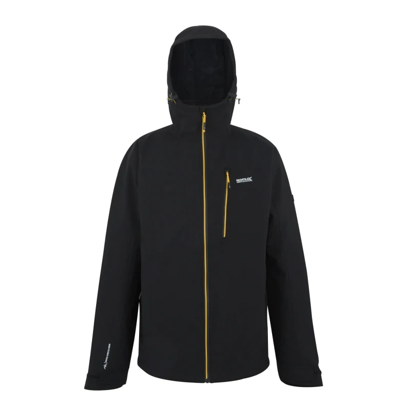 Image of Regatta Regatta Men Wentwood Waterproof 3 in 1 Jacket in Jet Black Size: Small Jet Black S Male 5063516128540