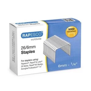 Image of Rapesco 266mm Galvanised Staples