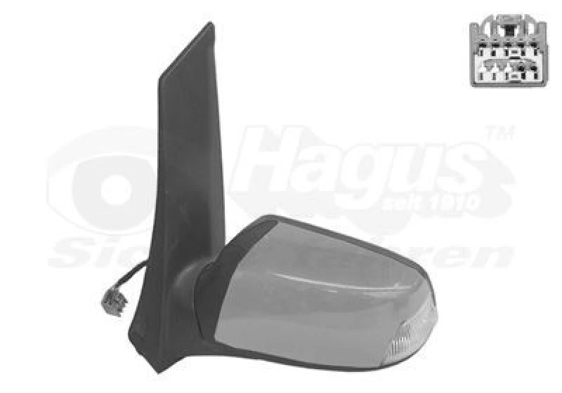 Image of VAN WEZEL Wing mirror VAN WEZEL 1862827