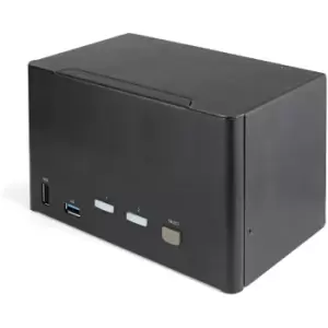 Image of StarTech.com 2 Port Quad Monitor DisplayPort KVM Switch - 4K 60Hz...