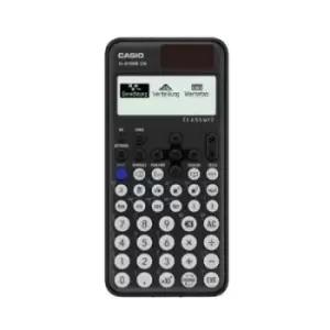 Image of Casio FX-810DE CW Engineering calculator Black Display (digits): 17 battery-powered, solar-powered (W x H x D) 77 x 10.7 x 162 mm