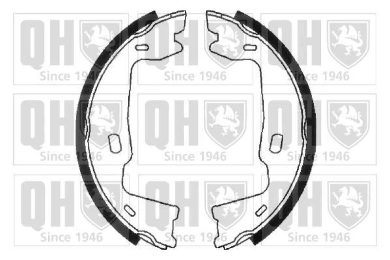 Image of QUINTON HAZELL Handbrake shoes QUINTON HAZELL BS773