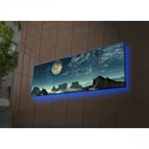 Image of 3090NASA-007 Multicolor Decorative LED Lighted Canvas Painting