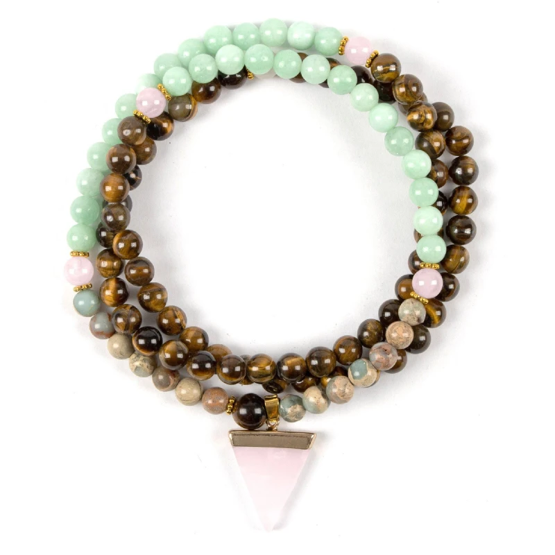 Image of Myga Womens Protect Bead Necklace Multicolor Female One Size