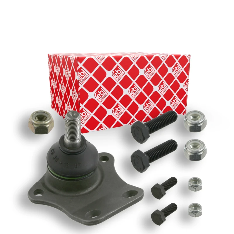 Image of FEBI BILSTEIN 11990 Ball joint OE Turbo NEW, Lower, with nuts, with bolts/screws Support-/Steering Link (2462)