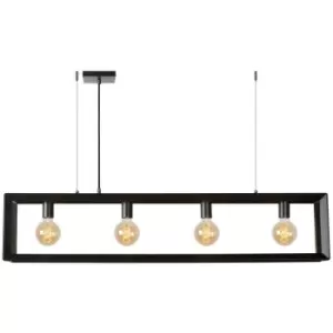 Image of Lucide THOR - Bar Pendant Light - 4xE27 - Grey iron