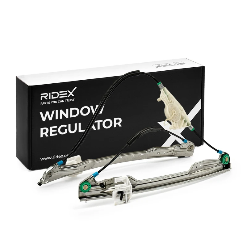 Image of RIDEX 1561W0272 Window regulator Left Front, Operating Mode: Electronic, without electric motor Window Winder (1561)