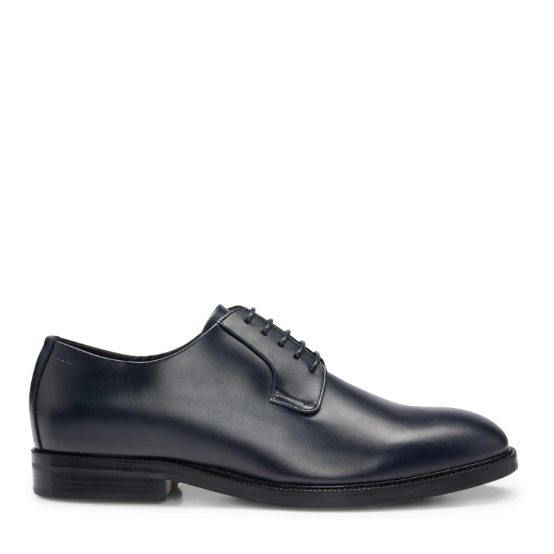 Image of Boss Mens Dressletic Derby Shoes Dark Blue male 6 (40)