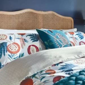 Image of Sanderson Jackfruit Kingsize Duvet Cover, Indigo