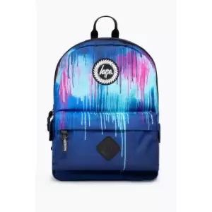 image of Hype Neon Drips Midi Backpack (One Size) (Blue/Pink)