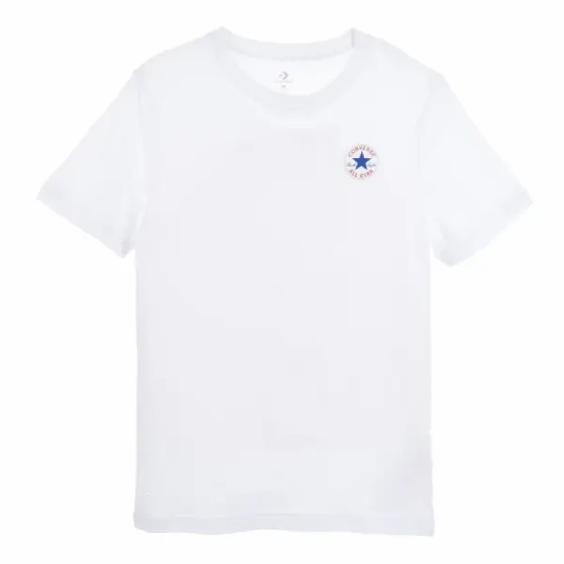 Image of Converse Child's T-Shirt Converse Printed CTP Blanc Male 5 ans