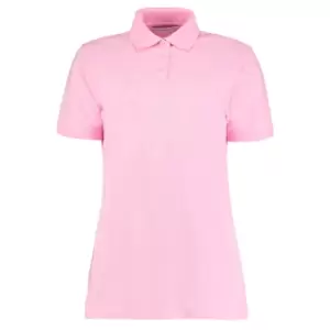 Image of Kustom Kit Ladies Klassic Superwash Short Sleeve Polo Shirt (12) (Pink)
