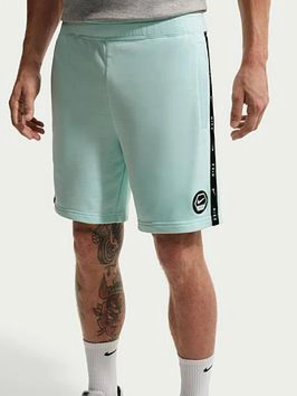 Image of Nike Mens Fleece Jogger Shorts - Blue Male 2XL