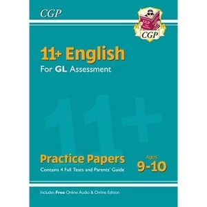 Image of New 11+ GL English Practice Papers - Ages 9-10 (with Parents' Guide & Online Edition) Paperback / softback 2019