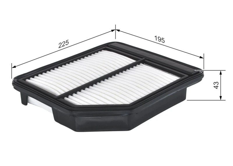 Image of Air filter Bosch F 026 400 472
