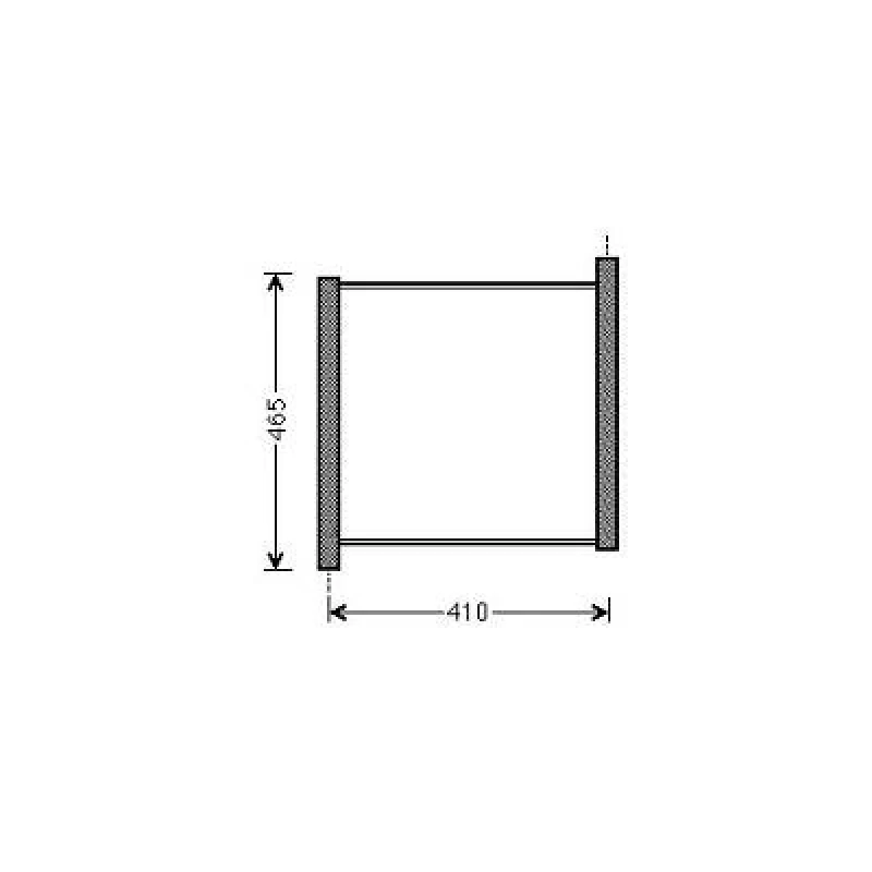 Image of Engine radiator DIEDERICHS DCM2306