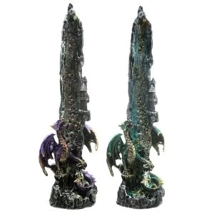 image of Dragon Waterfall Incense Ashcatcher (1 Random Supplied)